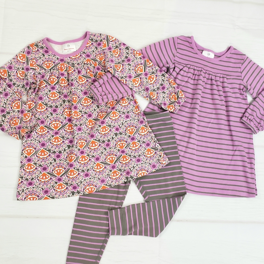 Hanna Andersson Dresses Pants Set 100 Purple Gray